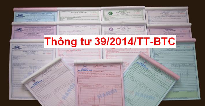 Tóm tắt Thông tư 39/2014/TT-BTC hướng dẫn về chế độ hóa đơn hàng hóa, chứng từ