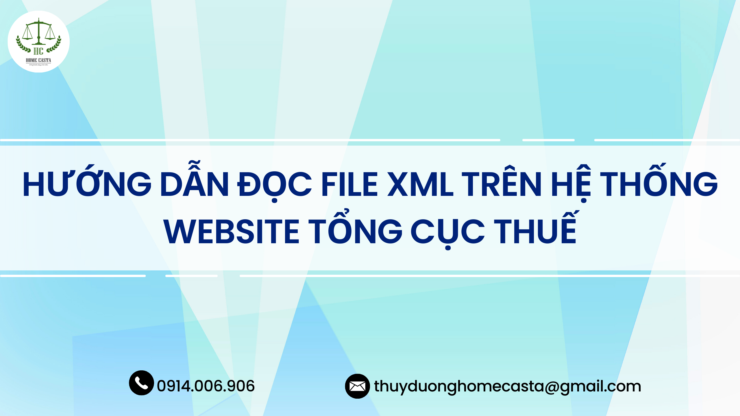 Hướng dẫn đọc file hoá đơn XML trên hệ thống website của Tổng cục Thuế